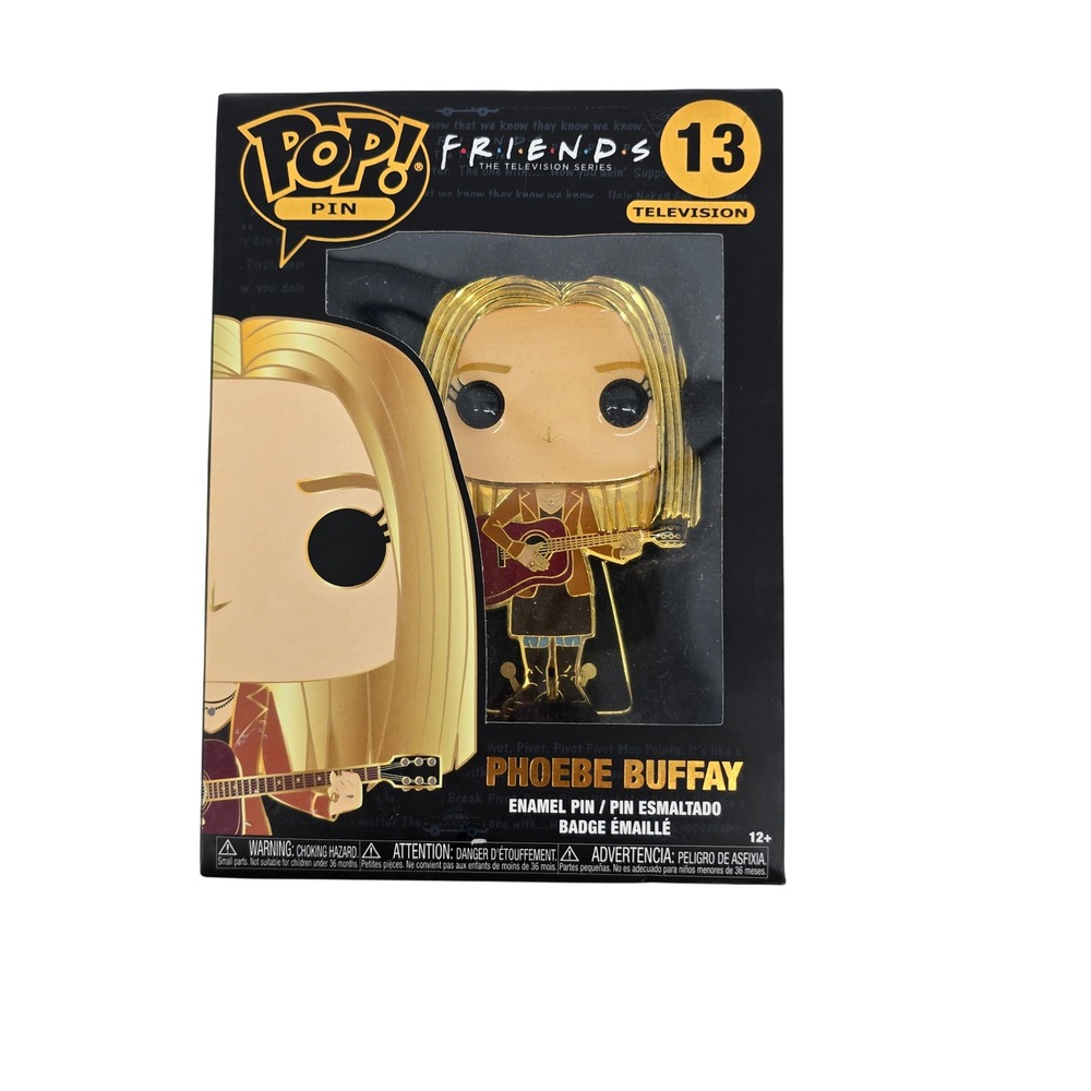 Funko Pop Pin Friends Phoebe Buffay 13 Enamel Pin with Stand 4 Inch